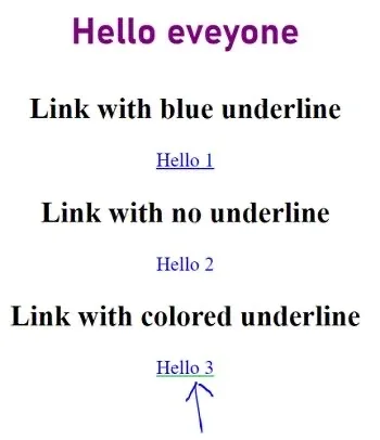 Keterangan Gambar: Contoh tampilan link HTML di browser dengan warna biru default (contoh link HTML di browser)