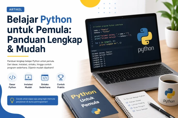 Belajar Pemrograman Python: Panduan Dasar untuk Pemula dan Persiapan Awal