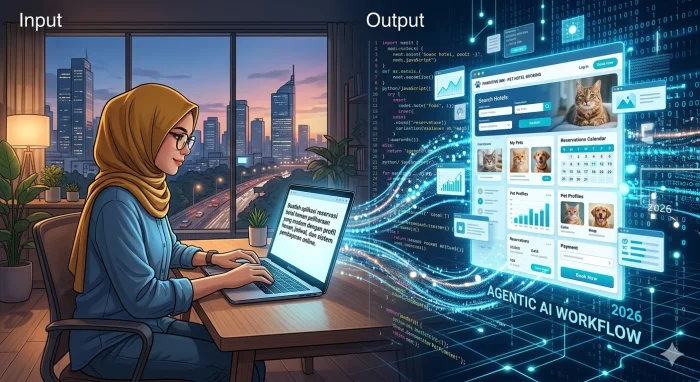 Jangan Belajar Coding! Di 2026, Cukup Tulis Satu Perintah dan Biarkan AI Membangun Aplikasi untuk Anda