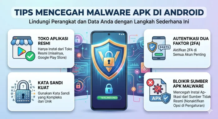 Keterangan Gambar: Tips mencegah malware APK di Android dengan tidak menginstal aplikasi dari sumber tidak resmi